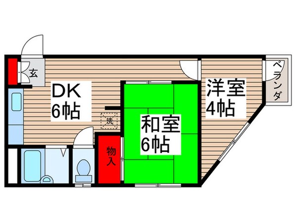 蓮見ビルの物件間取画像